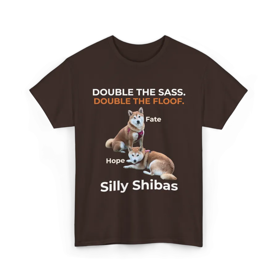 Silly Shibas 100% Cotton Shirt - Front