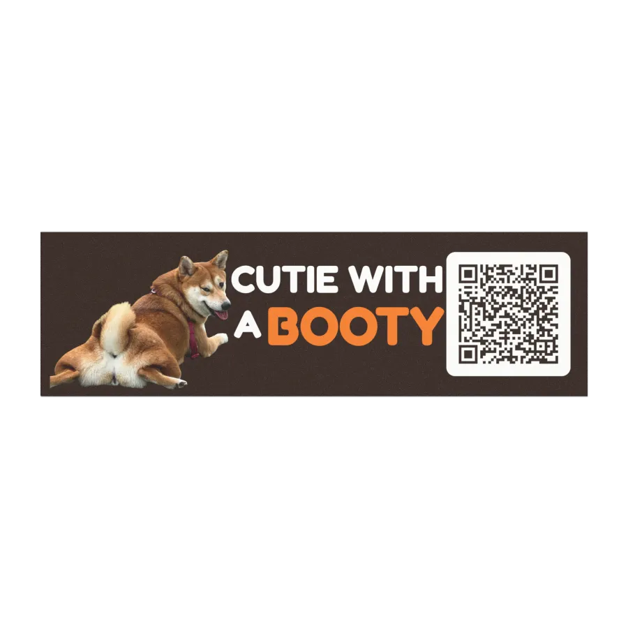 Cutie With A Booty - Espresso Background